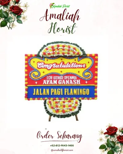 Bunga Papan Congratulation di Tompo Balang